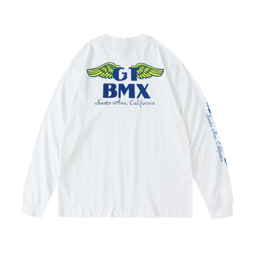 21 날개 BMX 라운드넥 긴팔 티셔츠