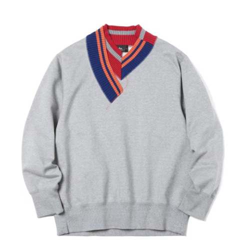 22 KOLOR 불규칙 패턴 삼색 스웨터(3color)
