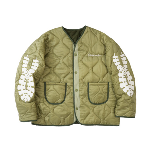 MHT OV 퀼팅 유니콘 자수 재킷(2color)