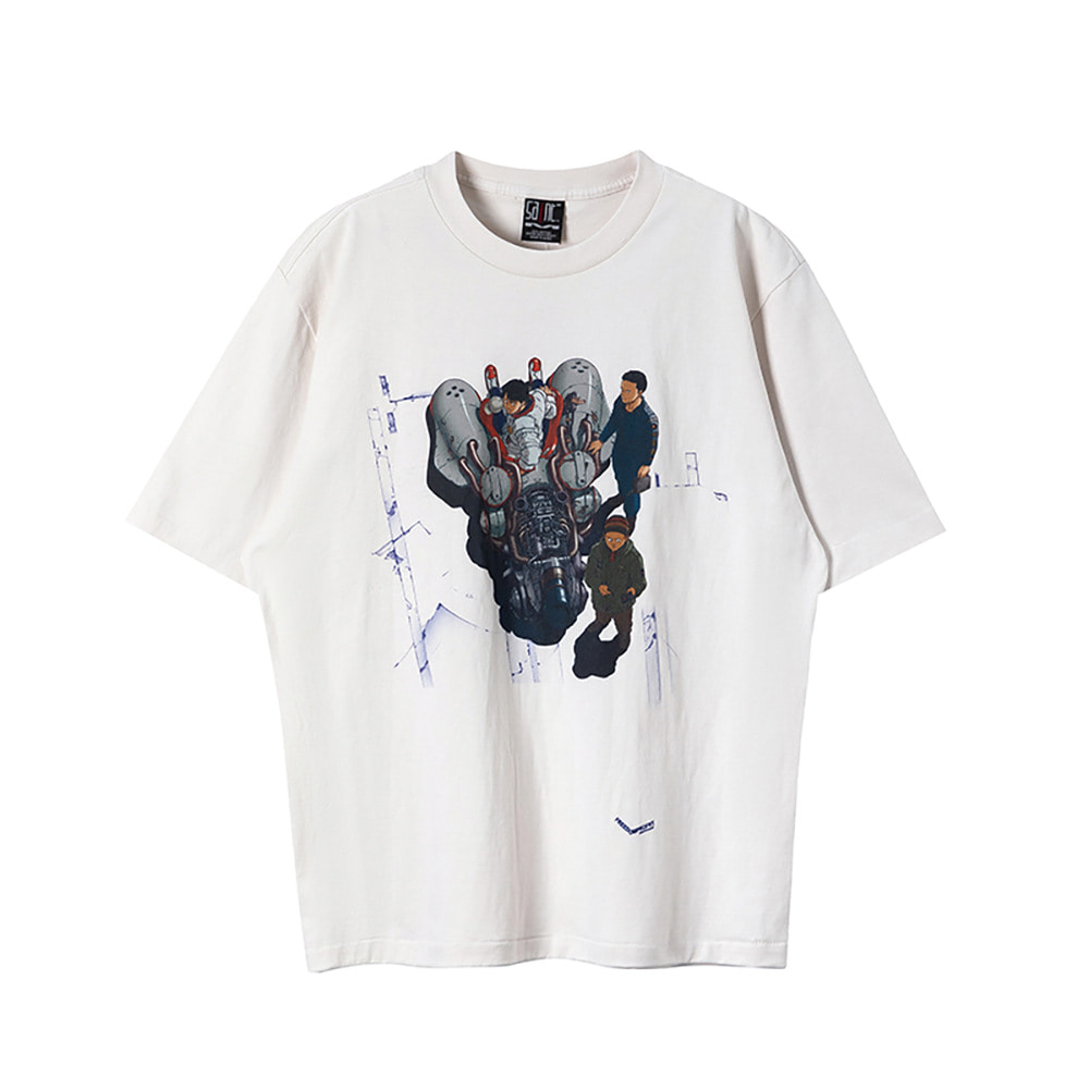 MYC Saint Michael 조인트 AKIRA 스트리트 패션 티셔츠(one color)