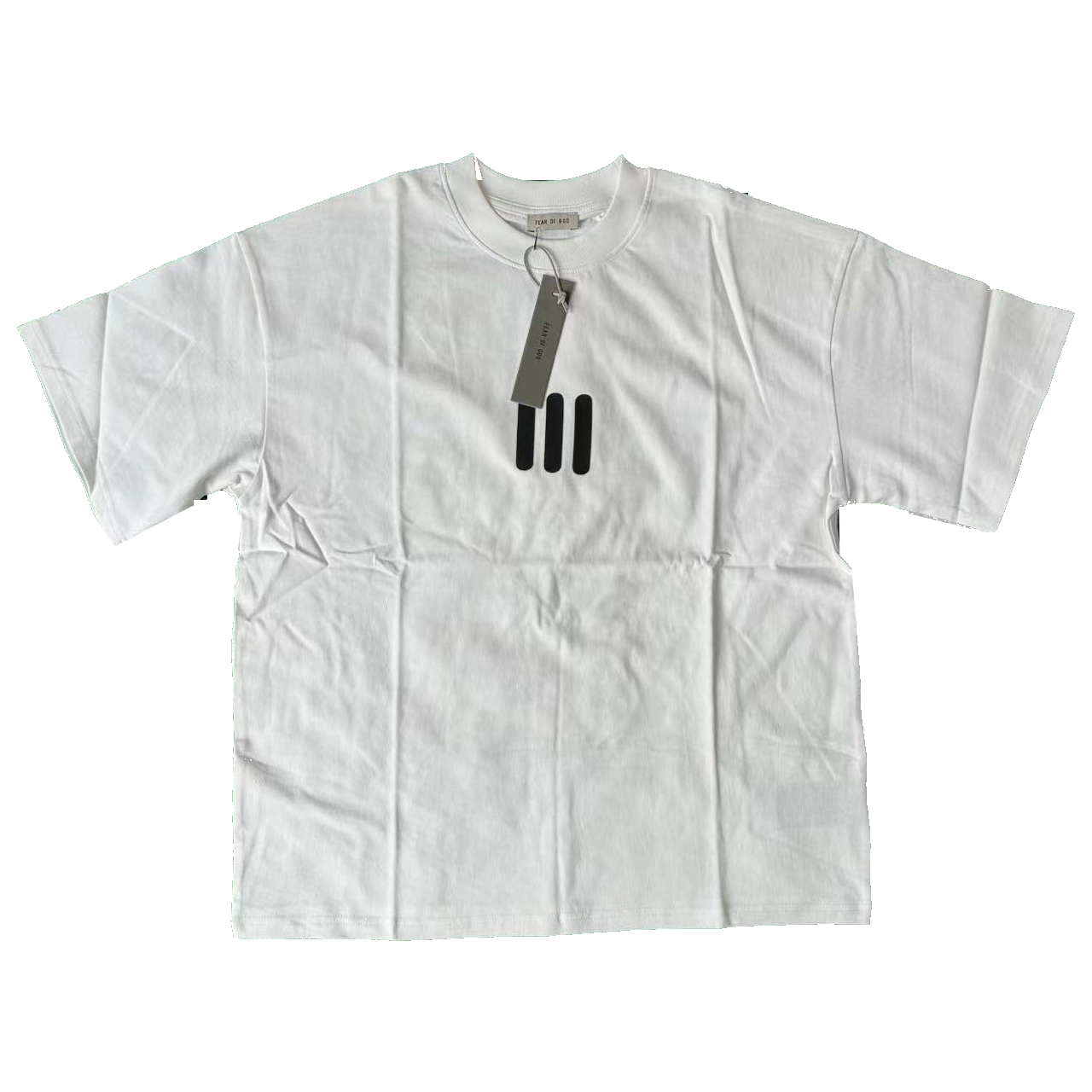 NAL FOG 삼선 미국 하이 스트리트 패션 티셔츠(2color)